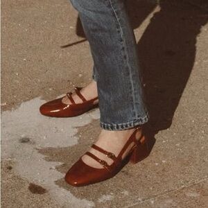 Sezane Paula Babies Brown Women's Heels